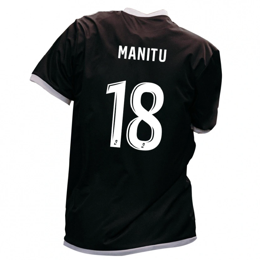 Danxen Mujer Camiseta Messy Manitu #18 Negro Oro 2ª Equipación 2025/26 La Camisa México