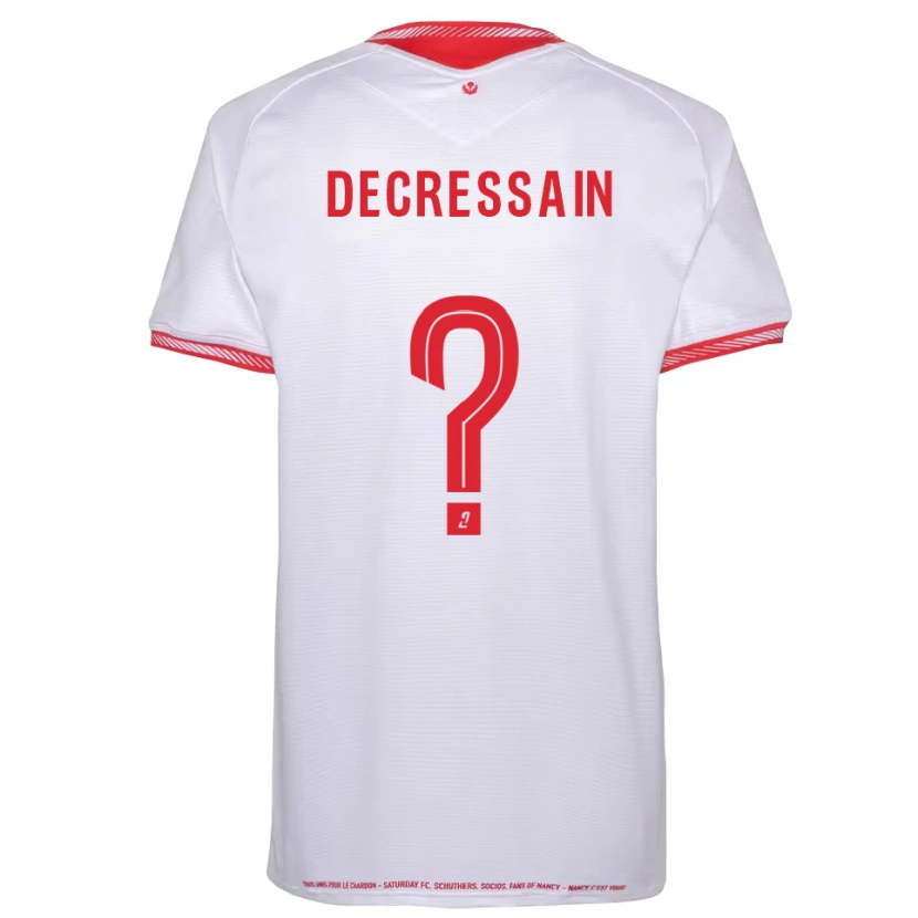 Danxen Mujer Camiseta Flavie Decressain #0 Negro Rojo 2ª Equipación 2025/26 La Camisa México