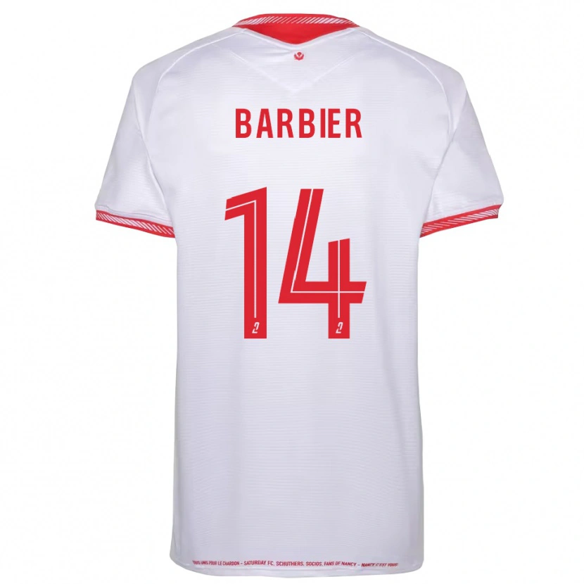 Danxen Mujer Camiseta Hugo Barbier #14 Negro Rojo 2ª Equipación 2025/26 La Camisa México
