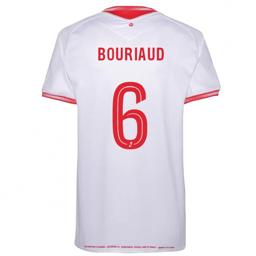 Danxen Mujer Camiseta Teddy Bouriaud #6 Negro Rojo 2ª Equipación 2025/26 La Camisa México
