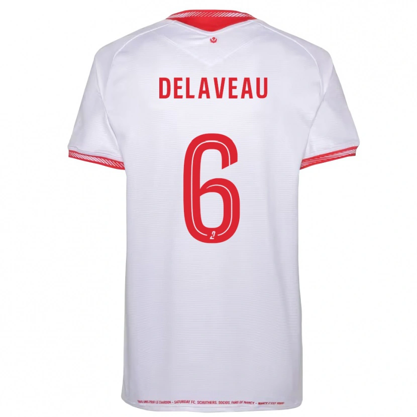 Danxen Mujer Camiseta Yanis Delaveau #6 Negro Rojo 2ª Equipación 2025/26 La Camisa México