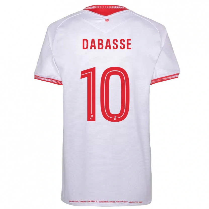 Danxen Mujer Camiseta Adrian Dabasse #10 Negro Rojo 2ª Equipación 2025/26 La Camisa México
