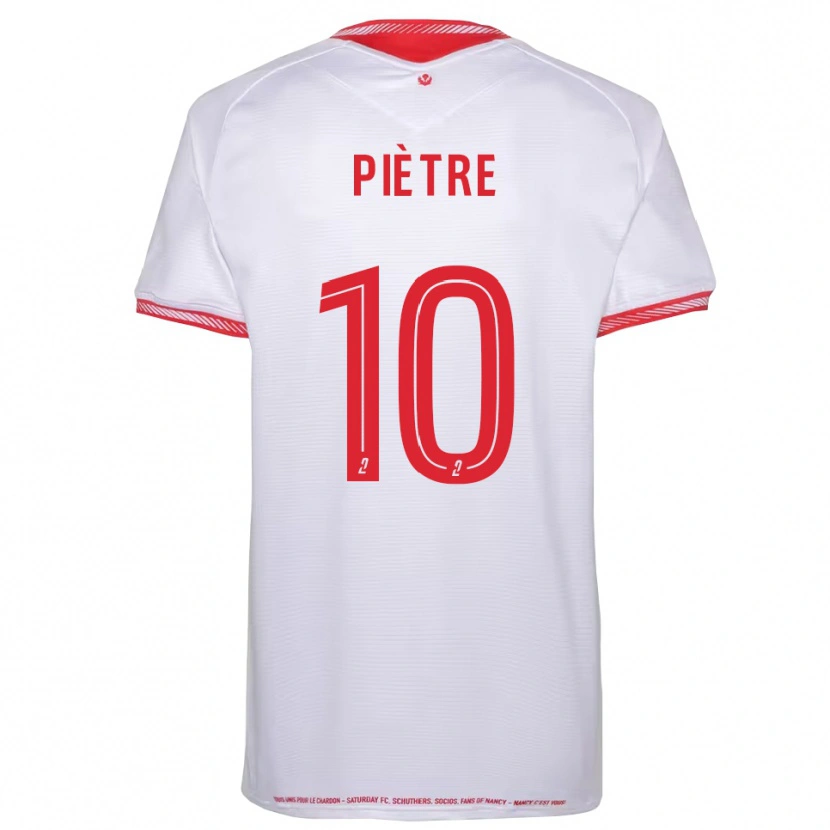 Danxen Mujer Camiseta Lenny Piètre #10 Negro Rojo 2ª Equipación 2025/26 La Camisa México