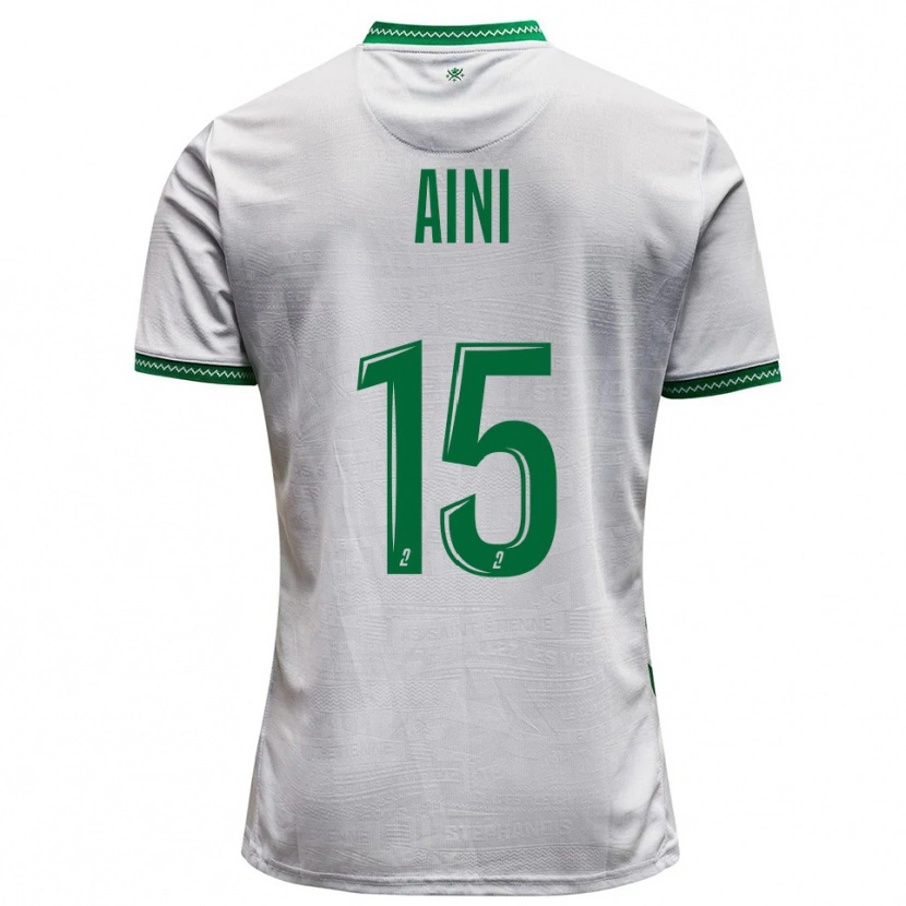 Danxen Mujer Camiseta Noham Aini #15 Blanco Verde 2ª Equipación 2025/26 La Camisa México