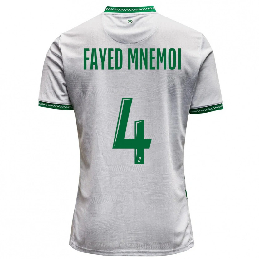 Danxen Mujer Camiseta El Fayed Mnemoi #4 Blanco Verde 2ª Equipación 2025/26 La Camisa México