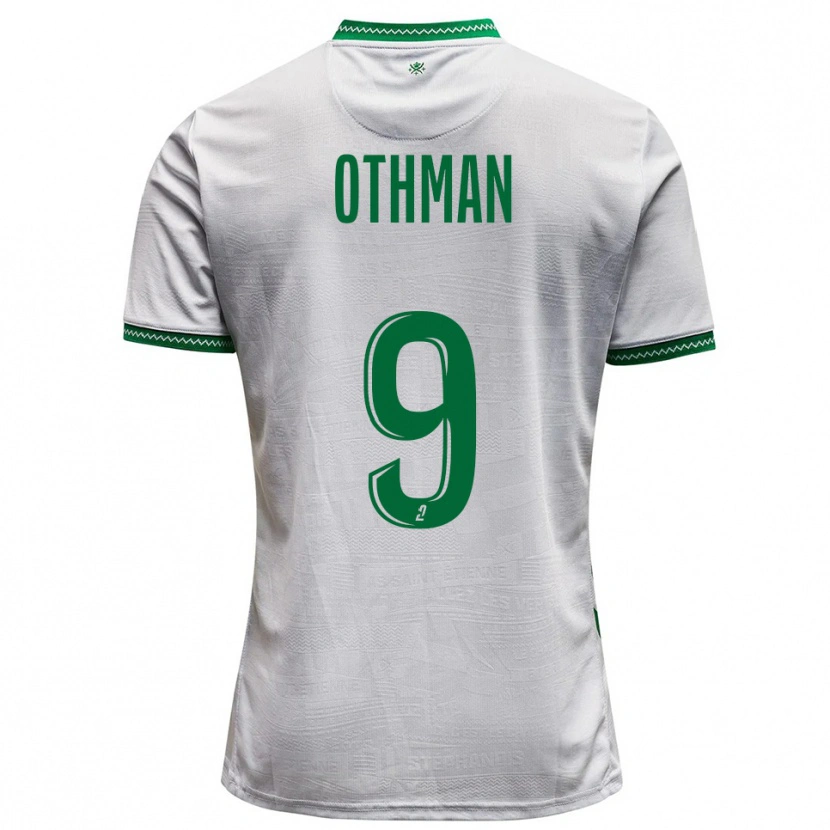 Danxen Mujer Camiseta Jibril Othman #9 Blanco Verde 2ª Equipación 2025/26 La Camisa México