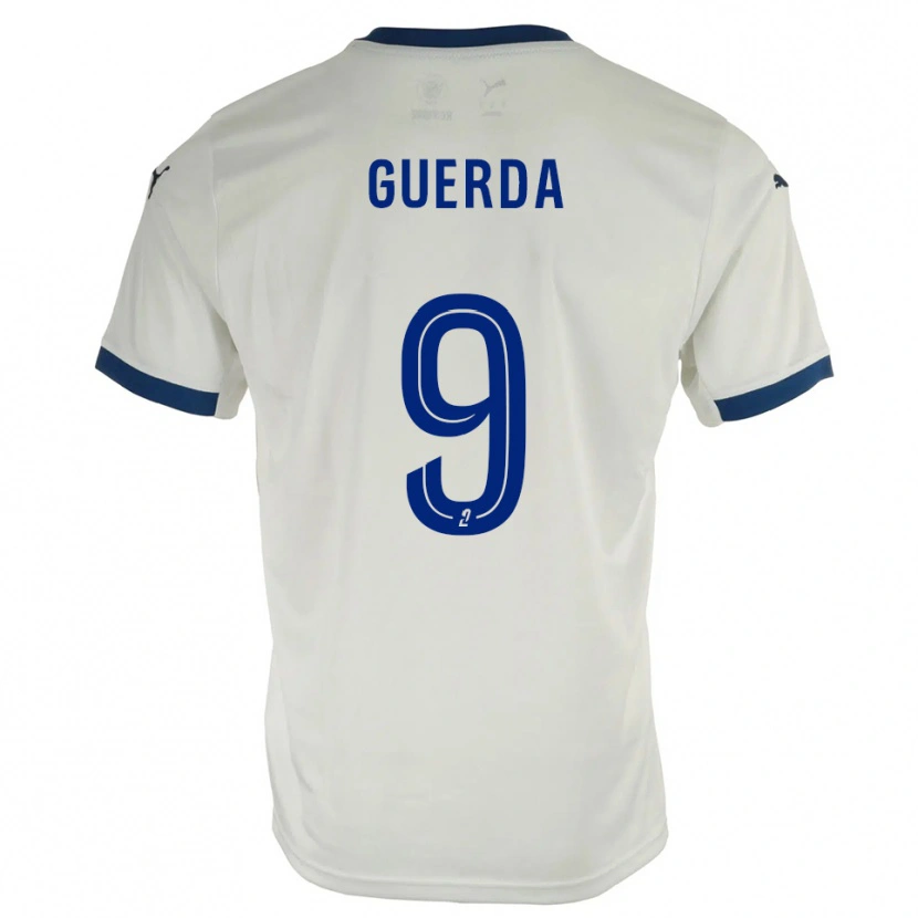 Danxen Mujer Camiseta Rylan Guerda #9 Blanco Azul 2ª Equipación 2025/26 La Camisa México