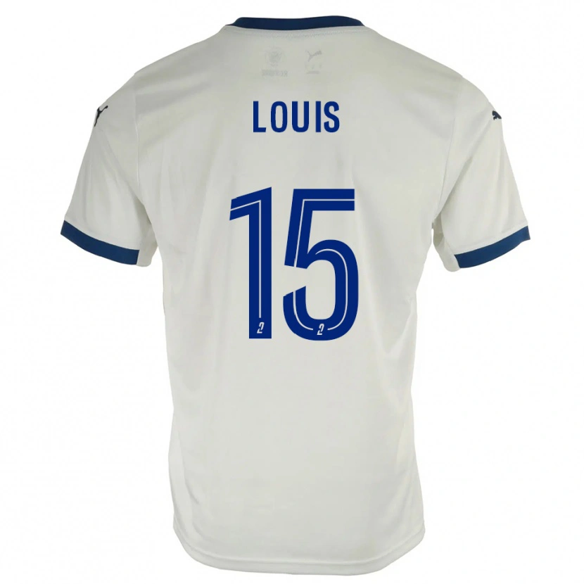 Danxen Mujer Camiseta Thémis Louis #15 Blanco Azul 2ª Equipación 2025/26 La Camisa México