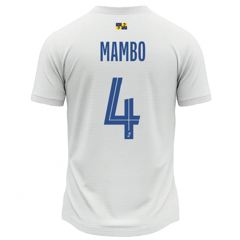 Danxen Mujer Camiseta Stone Mambo #4 Blanco Azul 2ª Equipación 2025/26 La Camisa México