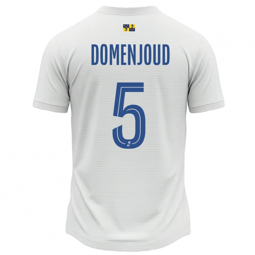 Danxen Mujer Camiseta Elsa Domenjoud #5 Blanco Azul 2ª Equipación 2025/26 La Camisa México