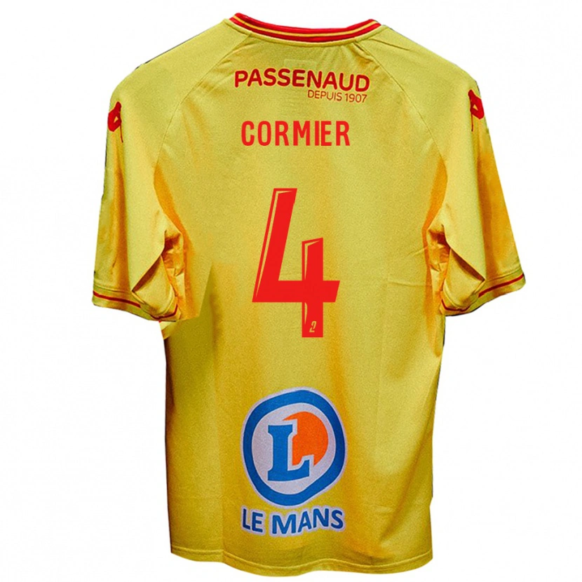 Danxen Mujer Camiseta Leny Cormier #4 Amarillo 2ª Equipación 2025/26 La Camisa México