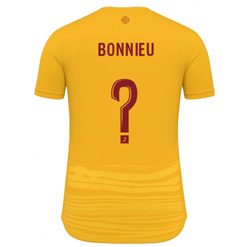 Danxen Mujer Camiseta Louis Bonnieu #0 Naranja Borgoña 2ª Equipación 2025/26 La Camisa México