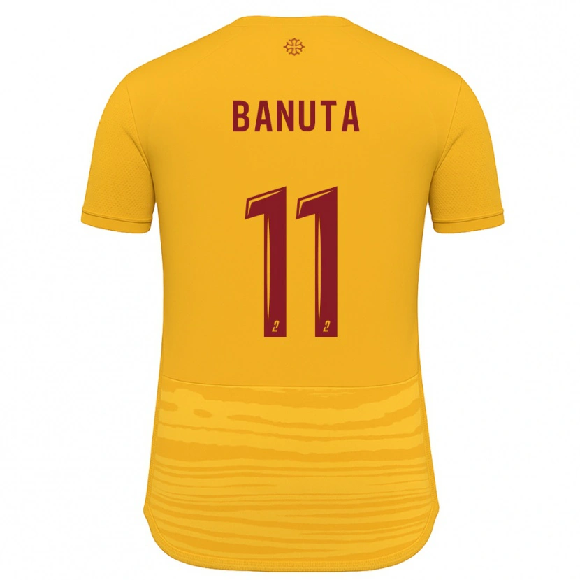 Danxen Mujer Camiseta Anna Banuta #11 Naranja Borgoña 2ª Equipación 2025/26 La Camisa México