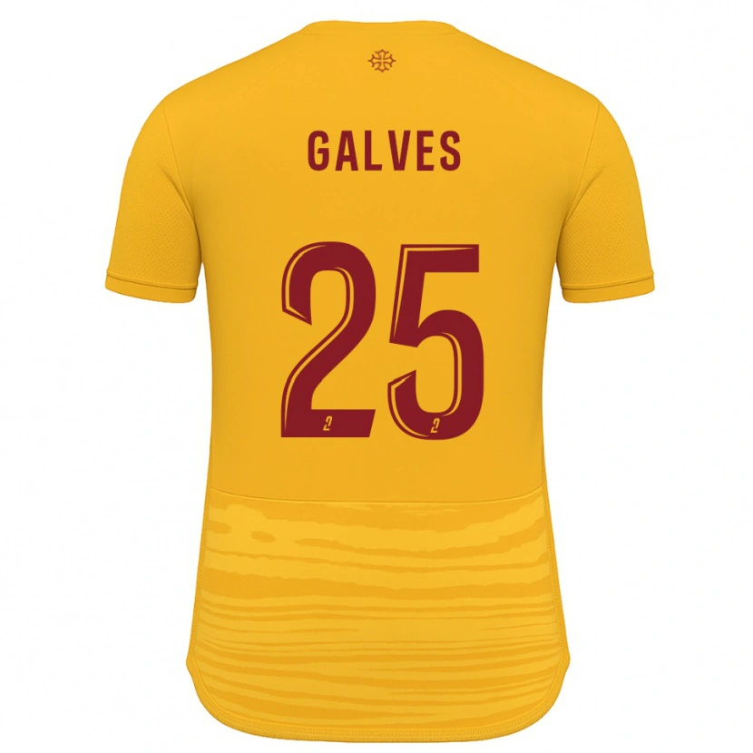 Danxen Mujer Camiseta Nolan Galves #25 Naranja Borgoña 2ª Equipación 2025/26 La Camisa México