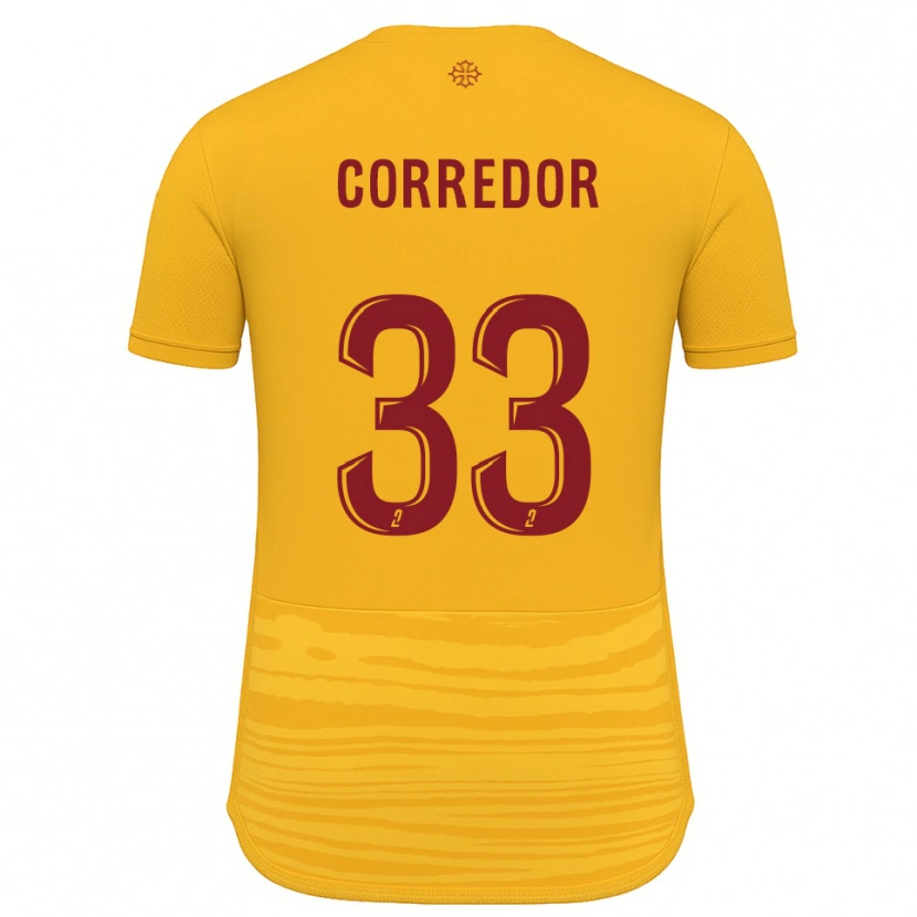 Danxen Mujer Camiseta Morgan Corredor #33 Naranja Borgoña 2ª Equipación 2025/26 La Camisa México
