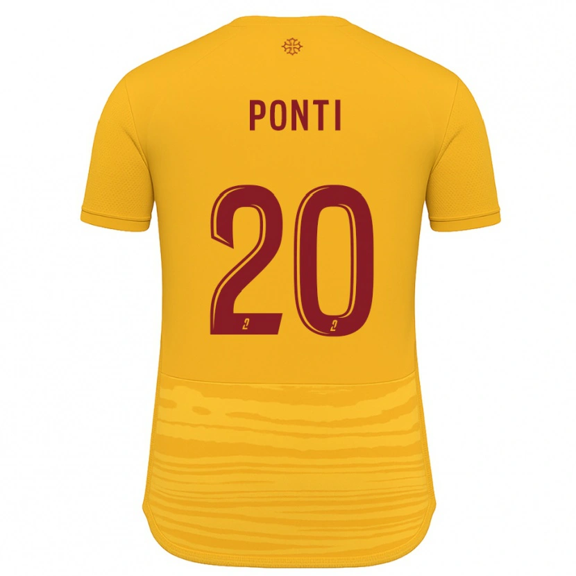 Danxen Mujer Camiseta Ryan Ponti #20 Naranja Borgoña 2ª Equipación 2025/26 La Camisa México