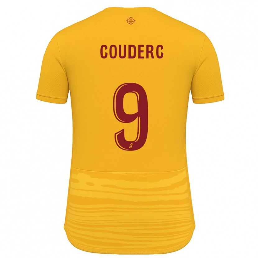 Danxen Mujer Camiseta Enzo Couderc #9 Naranja Borgoña 2ª Equipación 2025/26 La Camisa México