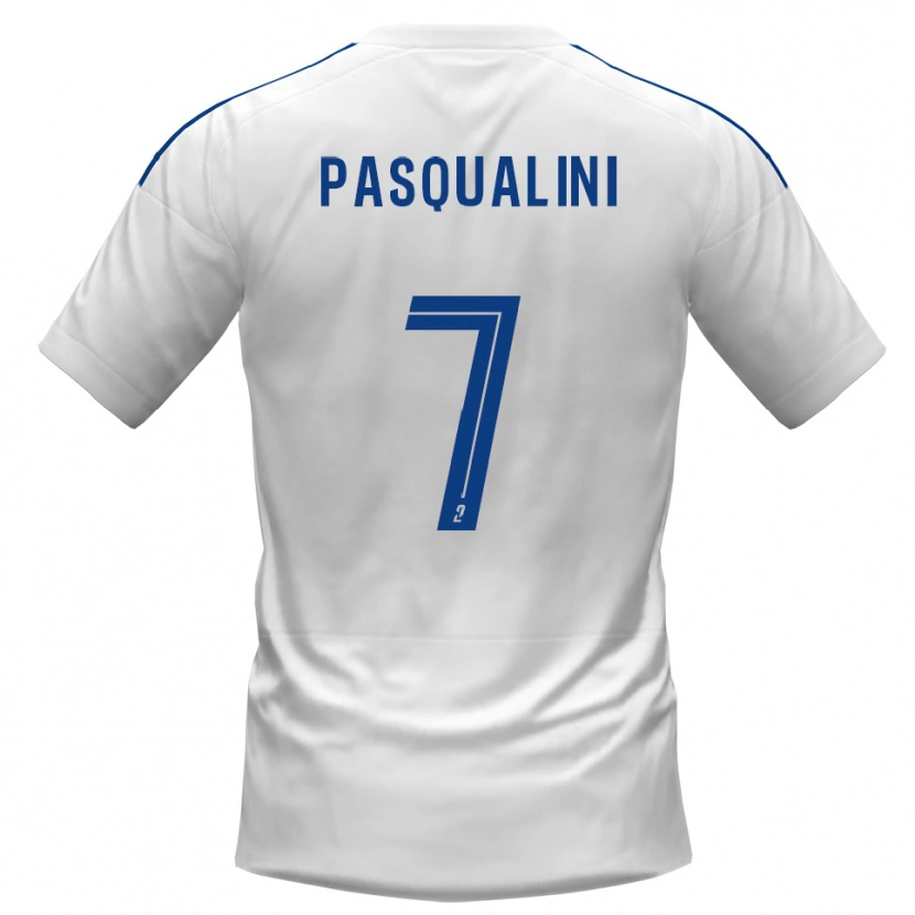 Danxen Mujer Camiseta Gordon Pasqualini #7 Blanco Azul 2ª Equipación 2025/26 La Camisa México