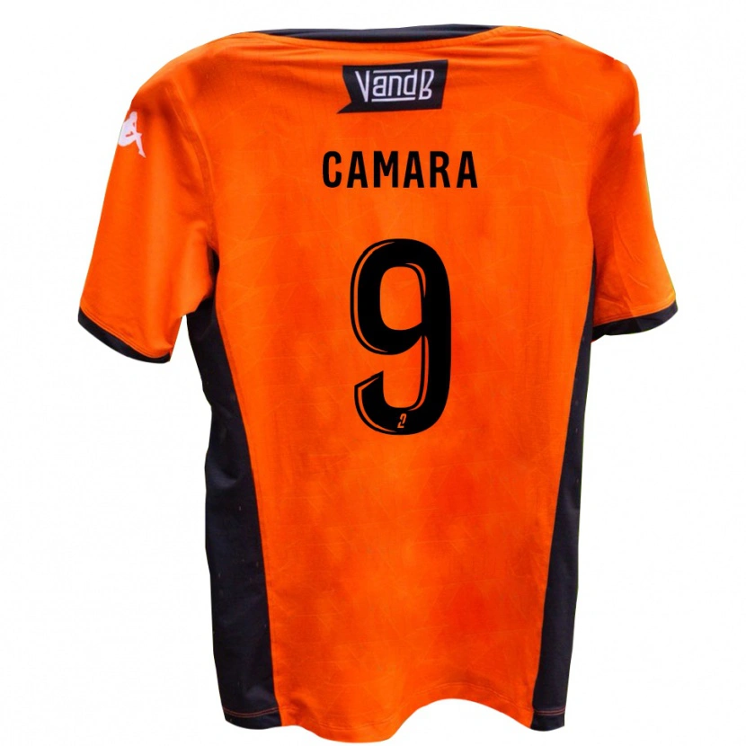Danxen Mujer Camiseta Mamadou Camara #9 Blanco Negro 2ª Equipación 2025/26 La Camisa México