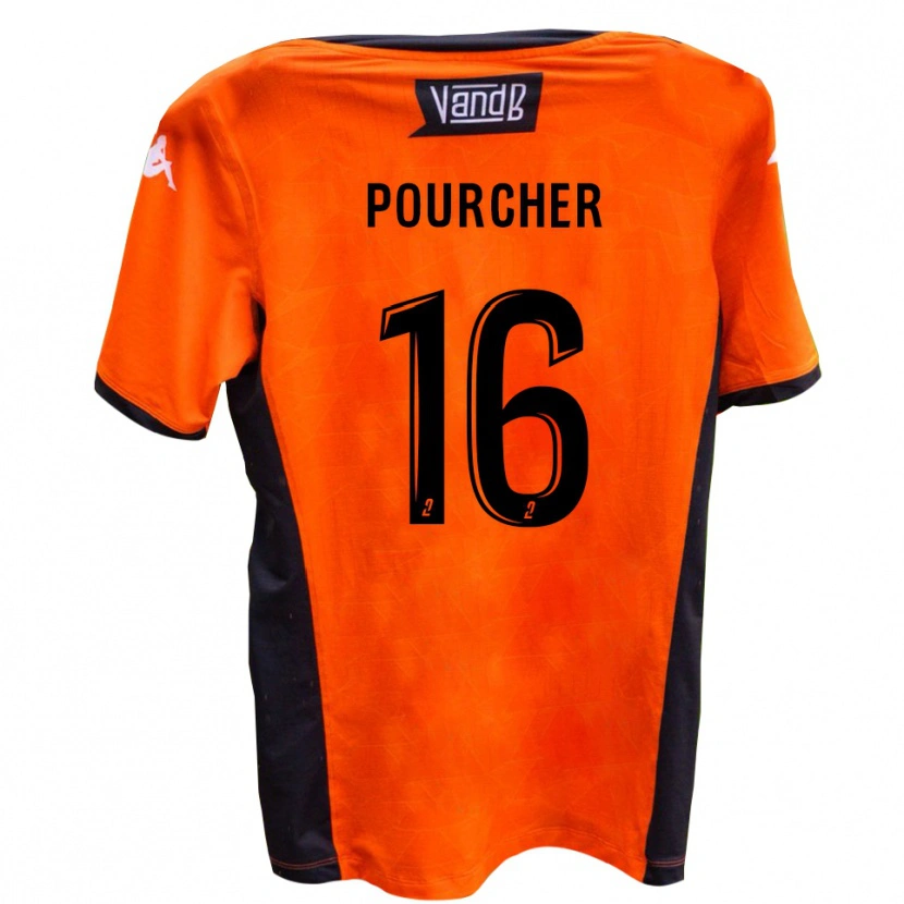 Danxen Mujer Camiseta Esteban Pourcher #16 Blanco Negro 2ª Equipación 2025/26 La Camisa México