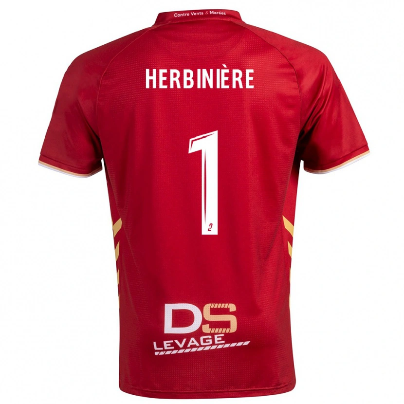 Danxen Mujer Camiseta Romain Herbinière #1 Borgoña Oro 2ª Equipación 2025/26 La Camisa México