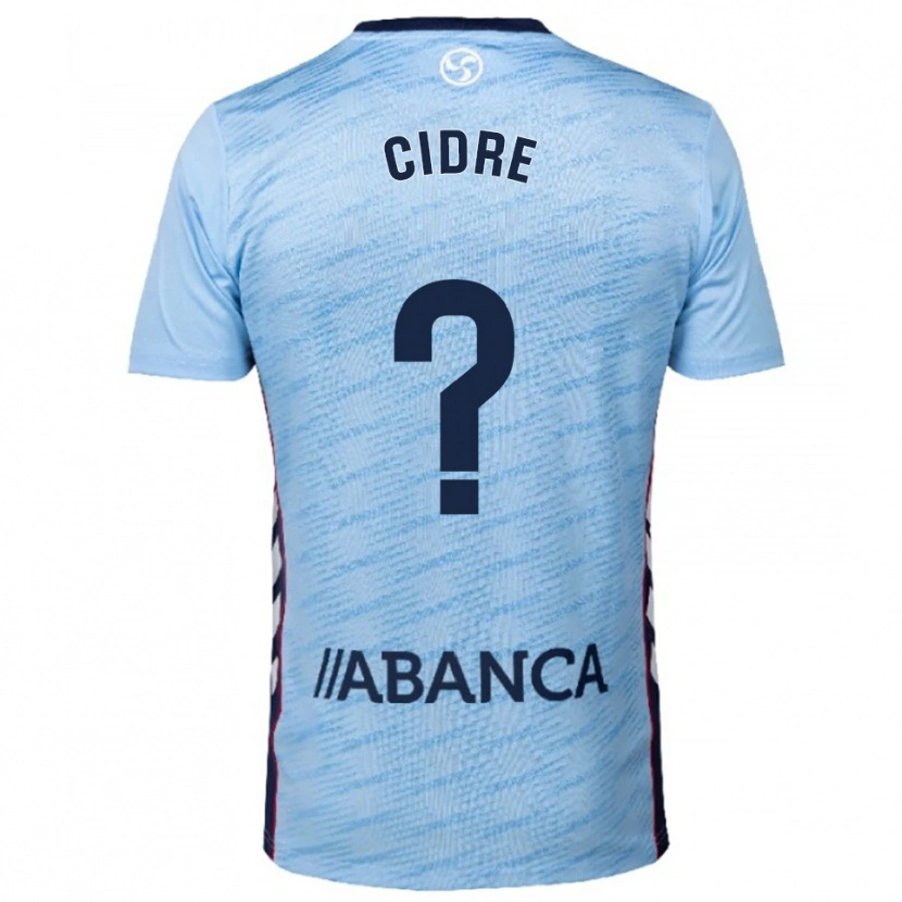 Danxen Niño Camiseta Xavier Cidre #0 Celeste Rojo 1ª Equipación 2025/26 La Camisa México