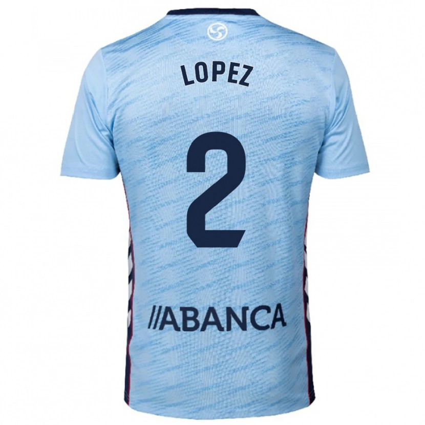 Danxen Niño Camiseta Iván López #2 Celeste Rojo 1ª Equipación 2025/26 La Camisa México