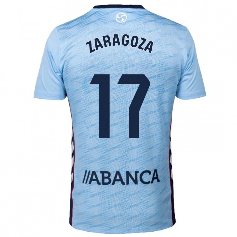 Danxen Niño Camiseta Bryan Zaragoza #17 Celeste Rojo 1ª Equipación 2025/26 La Camisa México