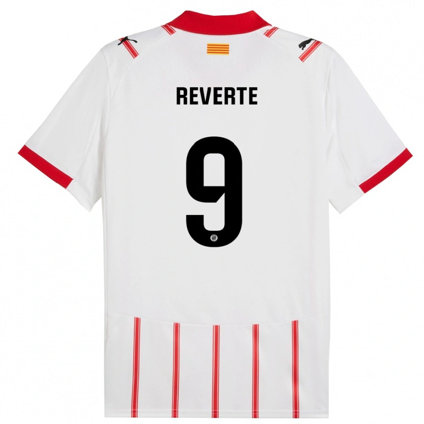 Danxen Niño Camiseta Unai Reverte #9 Blanco Rojo 1ª Equipación 2025/26 La Camisa México