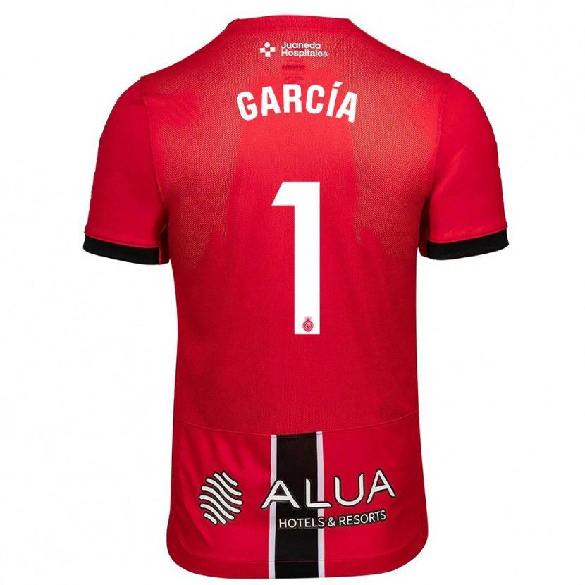 Danxen Niño Camiseta Pere García #1 Rojo Negro 1ª Equipación 2025/26 La Camisa México