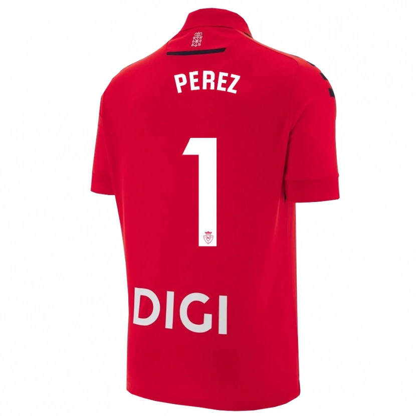 Danxen Niño Camiseta Silvia Pérez Fernández De Romarategui #1 Rojo Negro 1ª Equipación 2025/26 La Camisa México