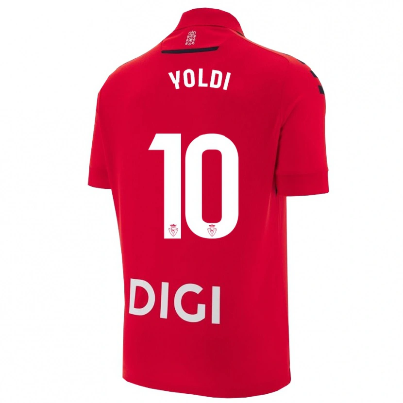 Danxen Niño Camiseta Ander Yoldi #10 Rojo Negro 1ª Equipación 2025/26 La Camisa México