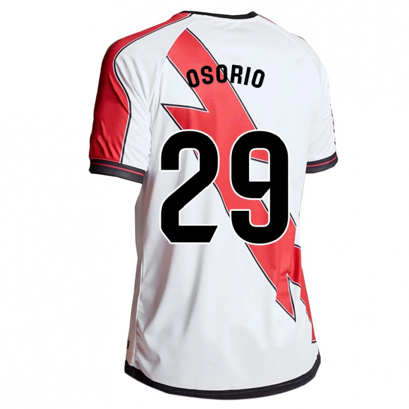Danxen Niño Camiseta Irene Osorio Bosqued #29 Blanco Rojo 1ª Equipación 2025/26 La Camisa México