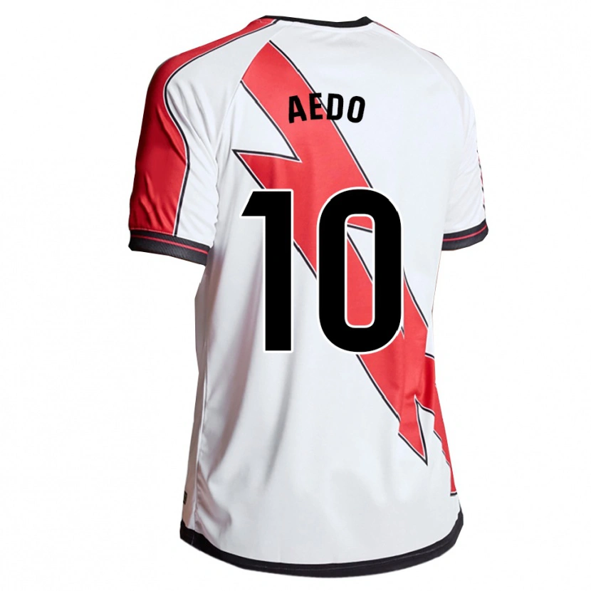 Danxen Niño Camiseta Yanara Aedo #10 Blanco Rojo 1ª Equipación 2025/26 La Camisa México