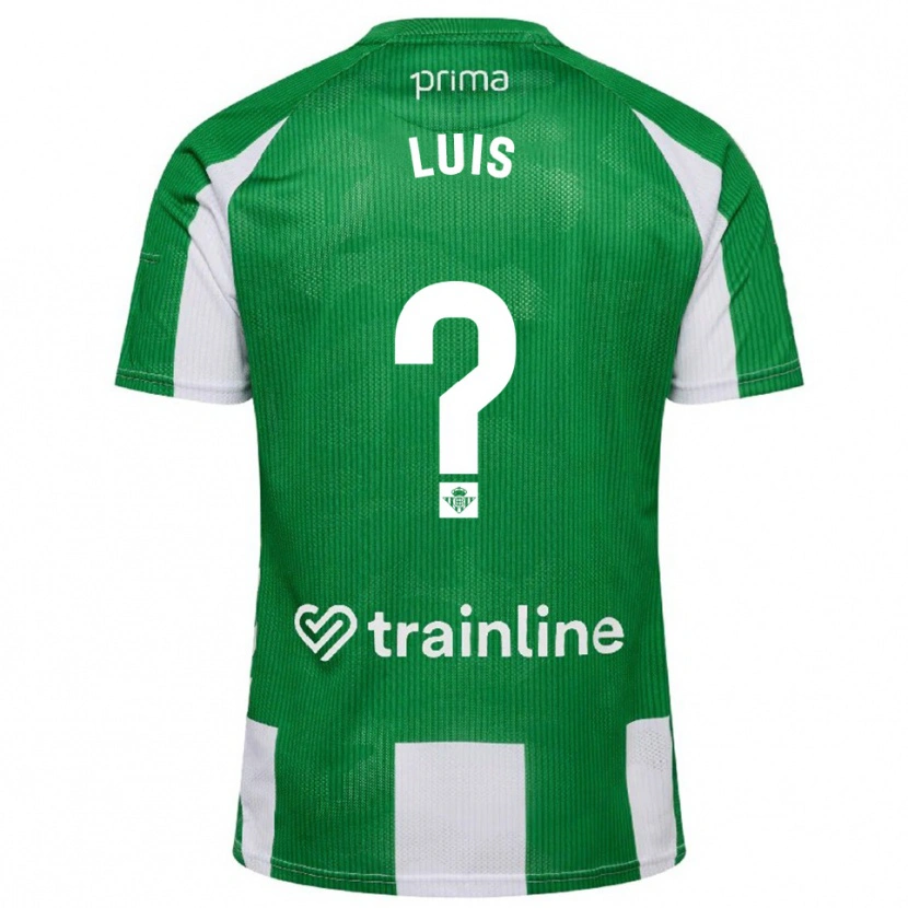 Danxen Niño Camiseta Jorge Luis #0 Verde Blanco 1ª Equipación 2025/26 La Camisa México