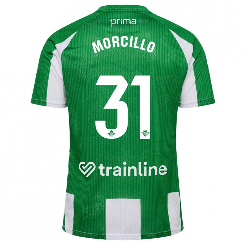 Danxen Niño Camiseta Ana Morcillo #31 Verde Blanco 1ª Equipación 2025/26 La Camisa México