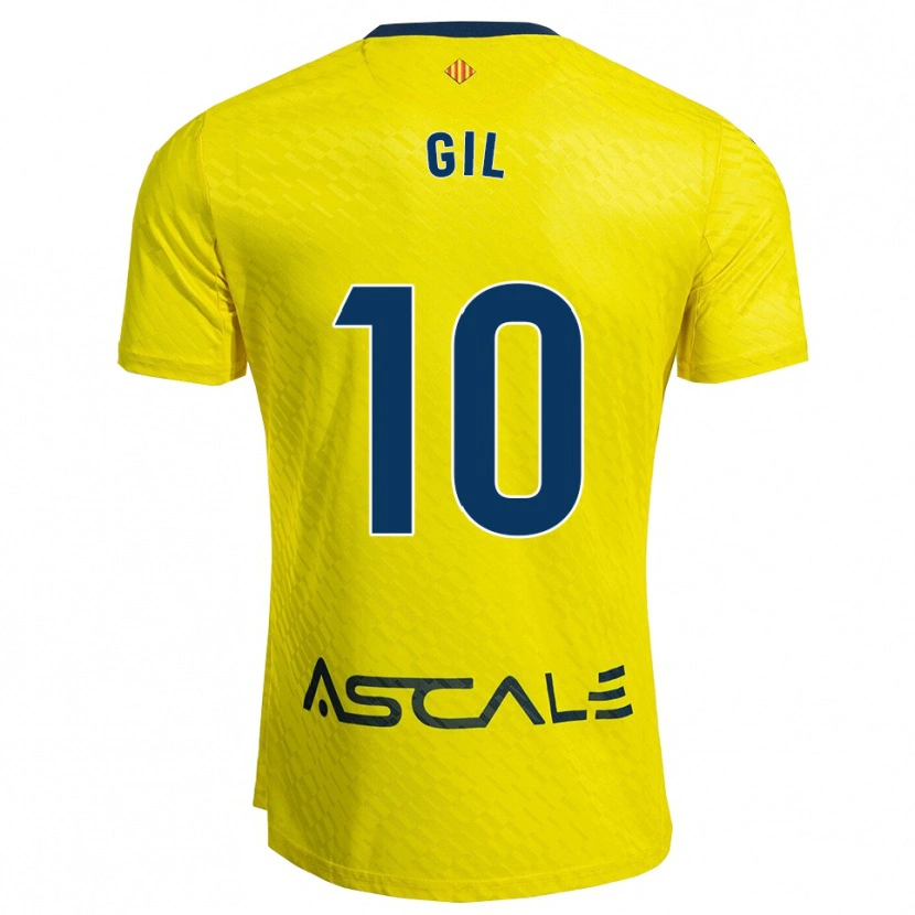 Danxen Niño Camiseta Markel Gil #10 Amarillo Marino 1ª Equipación 2025/26 La Camisa México