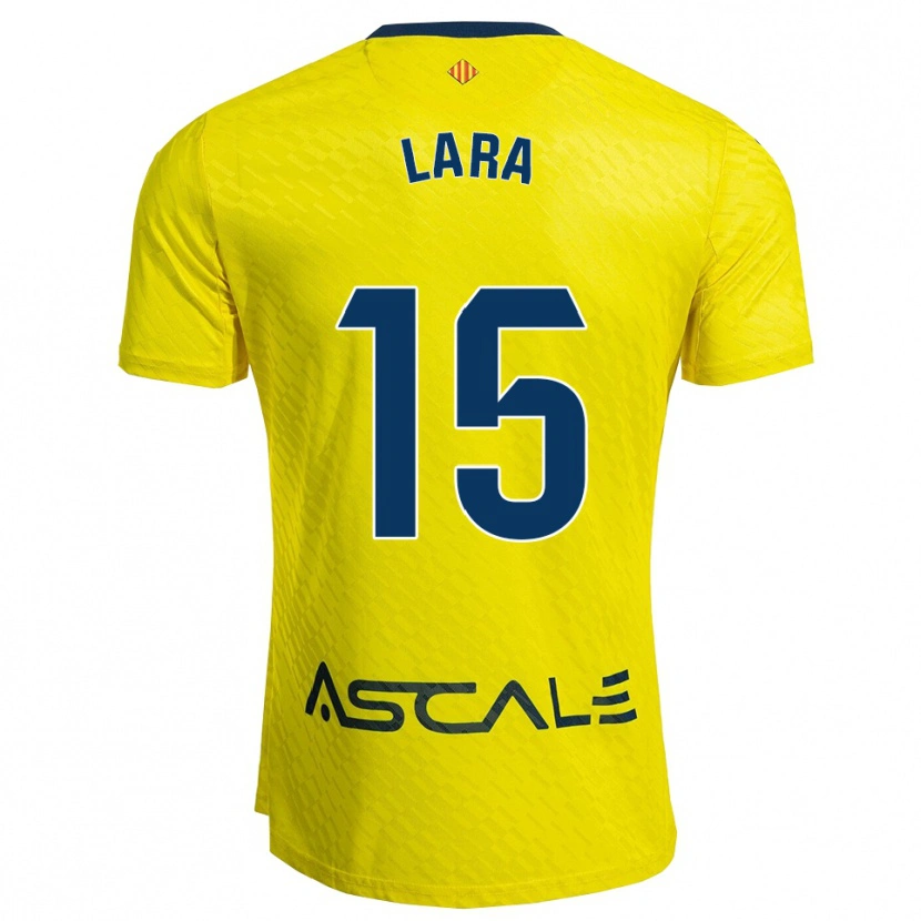 Danxen Niño Camiseta Francisca Lara #15 Amarillo Marino 1ª Equipación 2025/26 La Camisa México