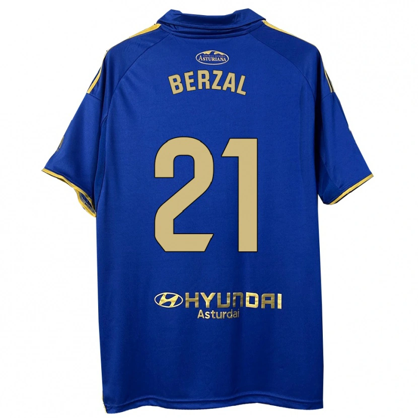 Danxen Niño Camiseta Guille Berzal #21 Azul Oro 1ª Equipación 2025/26 La Camisa México