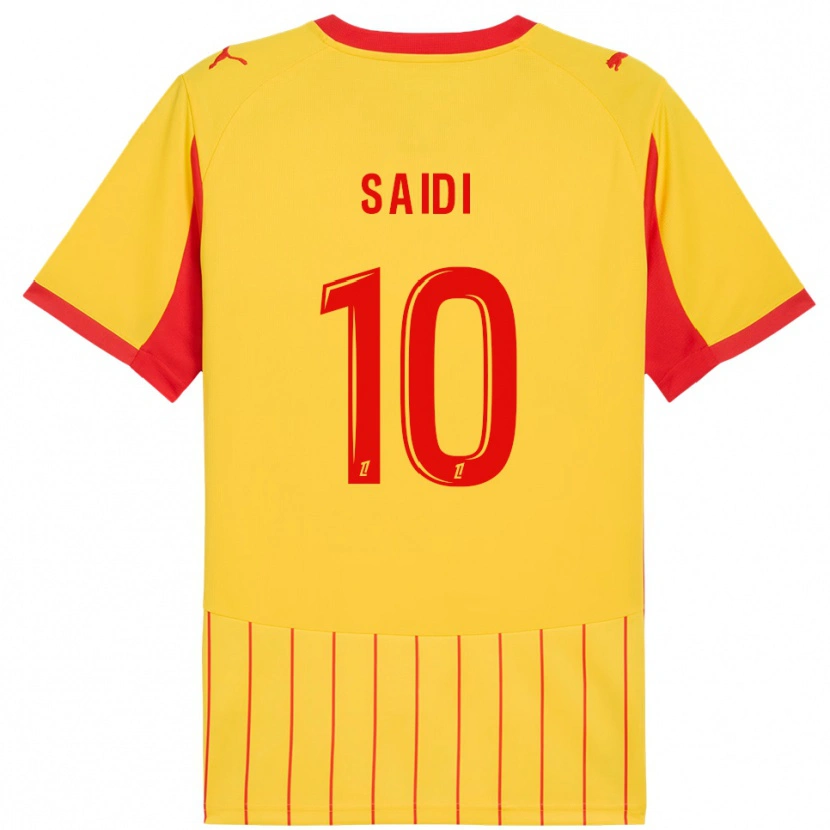 Danxen Niño Camiseta Kahissa Saïdi Muscara #10 Amarillo Rojo 1ª Equipación 2025/26 La Camisa México