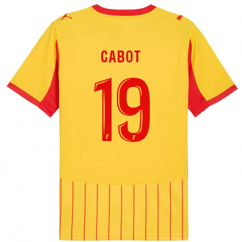 Danxen Niño Camiseta Jimmy Cabot #19 Amarillo Rojo 1ª Equipación 2025/26 La Camisa México