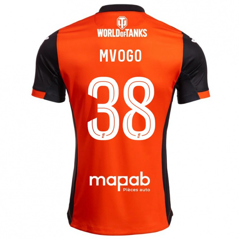 Danxen Niño Camiseta Yvon Mvogo #38 Negro Naranja 1ª Equipación 2025/26 La Camisa México