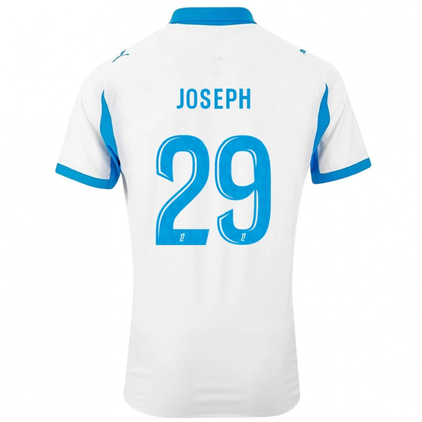 Danxen Niño Camiseta Darlina Joseph #29 Blanco Celeste 1ª Equipación 2025/26 La Camisa México