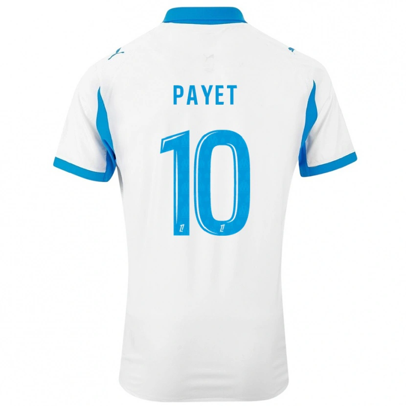 Danxen Niño Camiseta Dimitri Payet #10 Blanco Celeste 1ª Equipación 2025/26 La Camisa México