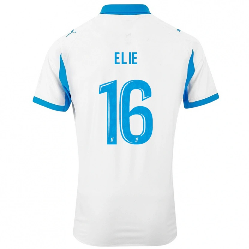 Danxen Niño Camiseta Anaïs Elie #16 Blanco Celeste 1ª Equipación 2025/26 La Camisa México