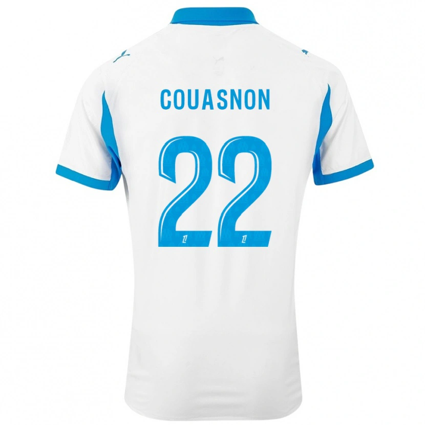 Danxen Niño Camiseta Roxane Couasnon #22 Blanco Celeste 1ª Equipación 2025/26 La Camisa México