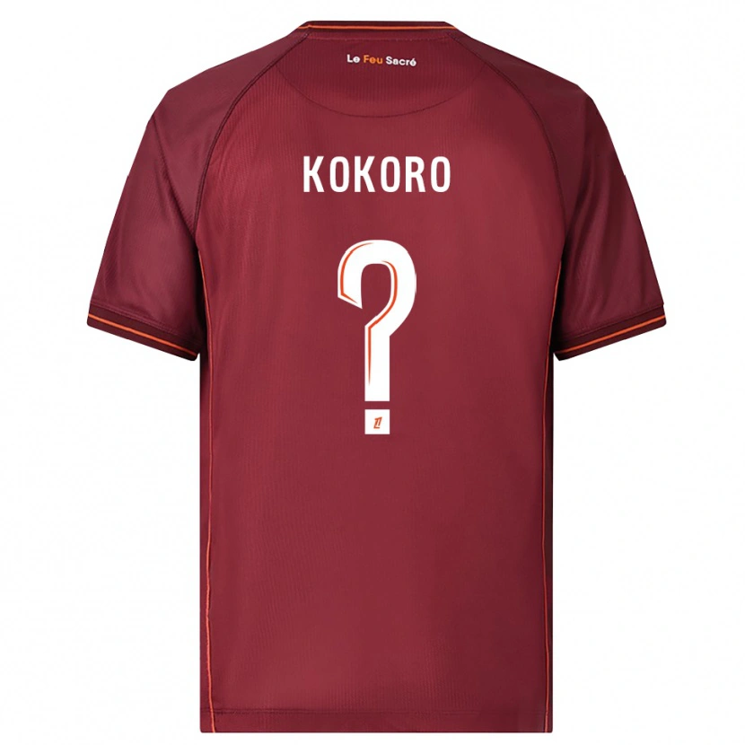 Danxen Niño Camiseta Clarence Kokoro #0 Burdeos Blanco 1ª Equipación 2025/26 La Camisa México