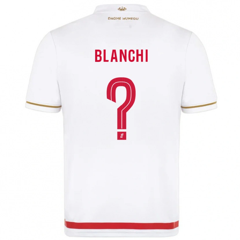 Danxen Niño Camiseta Florian Blanchi #0 Rojo Blanco 1ª Equipación 2025/26 La Camisa México