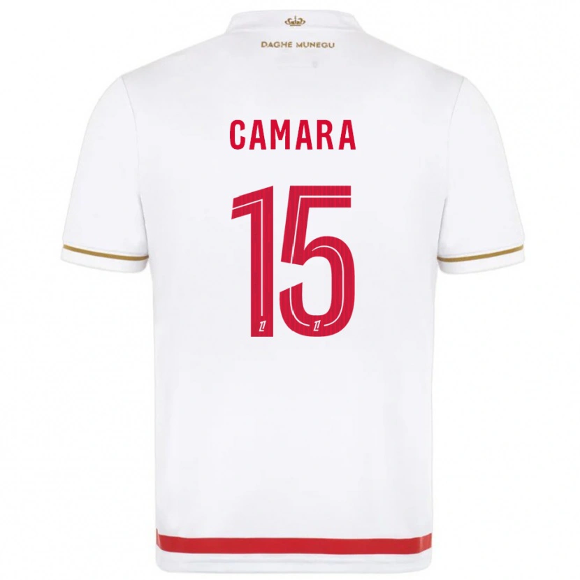 Danxen Niño Camiseta Lamine Camara #15 Rojo Blanco 1ª Equipación 2025/26 La Camisa México