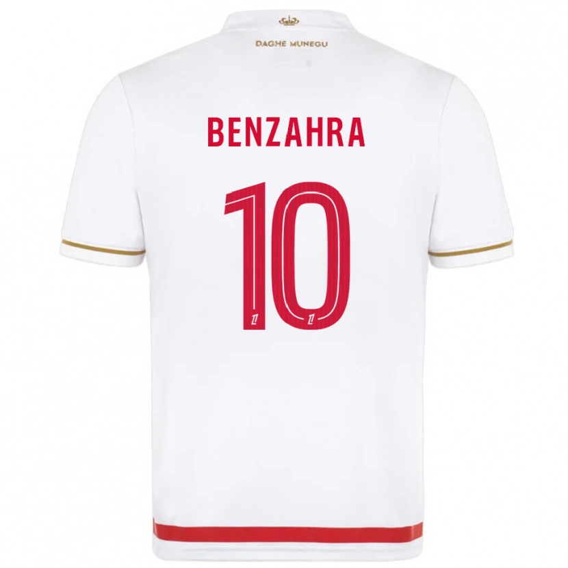 Danxen Niño Camiseta Safouane Benzahra #10 Rojo Blanco 1ª Equipación 2025/26 La Camisa México